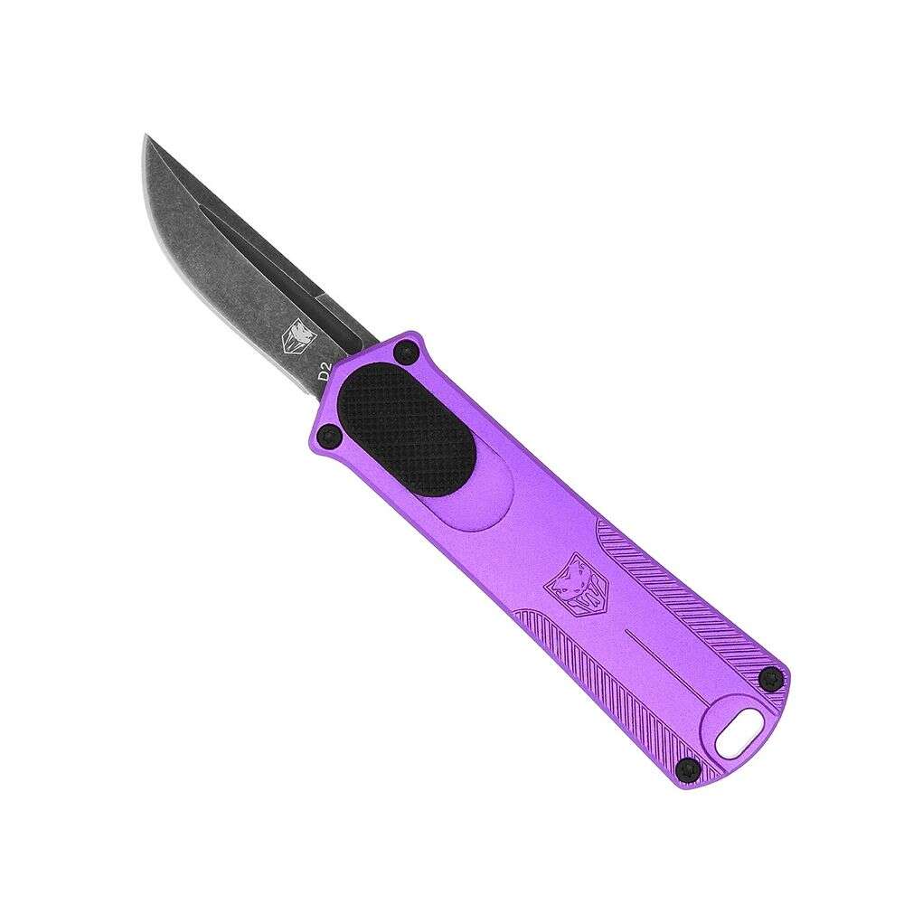 Knives Cobratec Knives 4.50" CALIFORNIA OTF 952 PURPLE DROP NOT SERR • Model: 4.50"